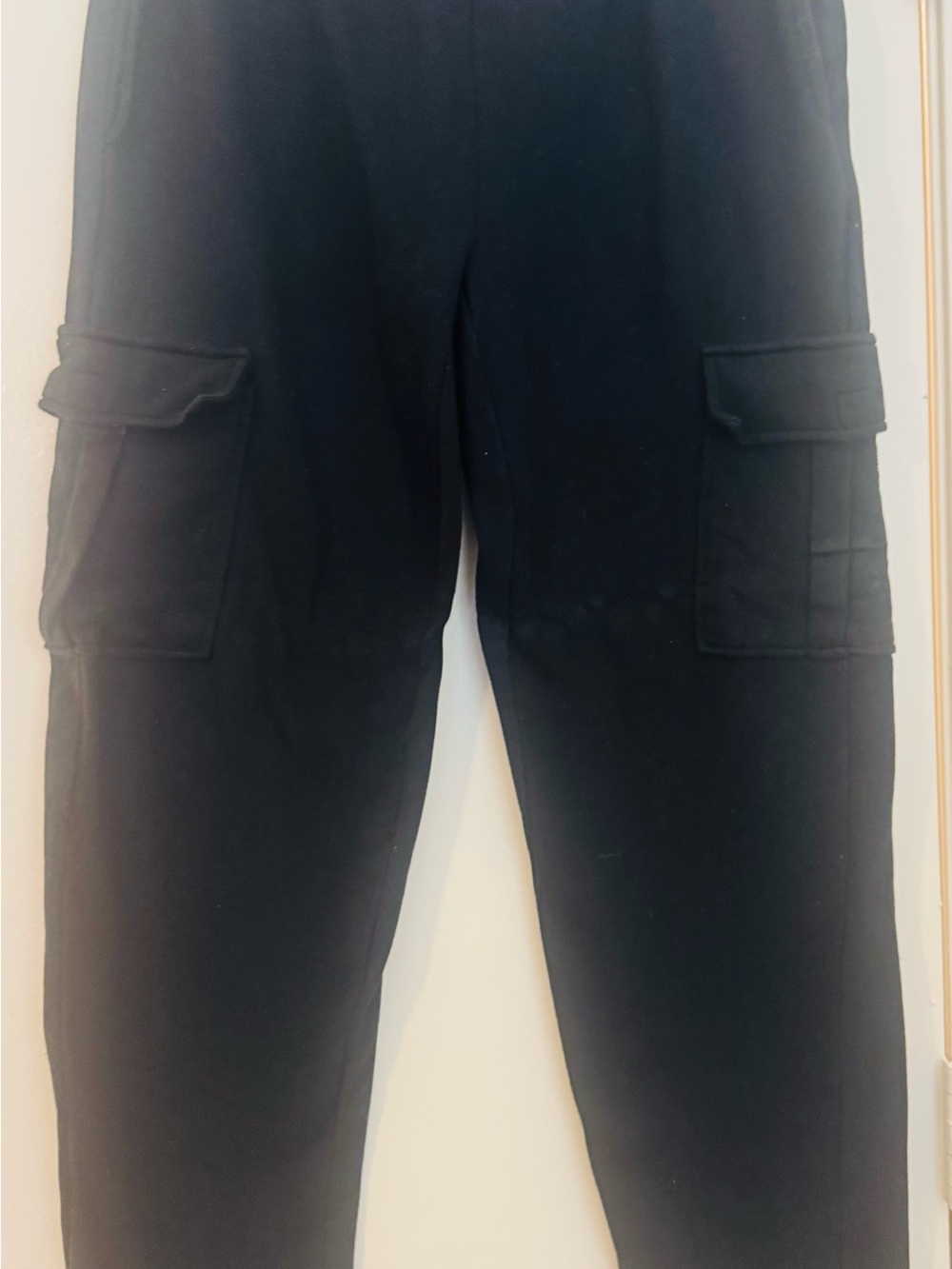 Polysar XL Black cargo sweatpants